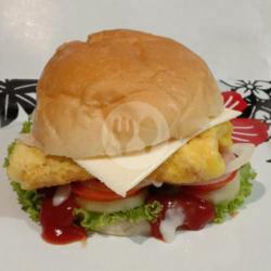 Burger Telor Keju