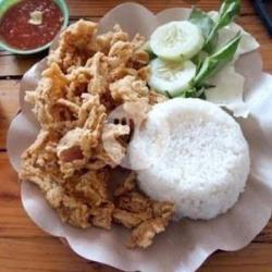 Lalapan Jamur Crispy   Nasi