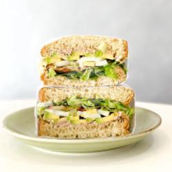 Healthy Green Goddess Tuna Sandwich