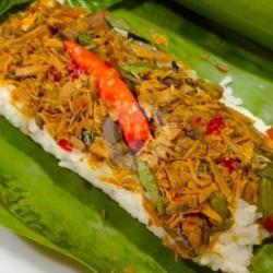 Nasi Bakar Ikan Tongkol Suwir Kemangi