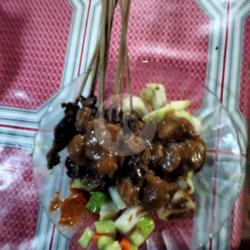 Sate Kambing   Lontong