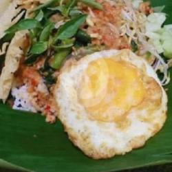 Nasi  Pecel   Tempe  Telor Ceplok