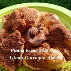 Pisang Goreng Kipas Milo Susu