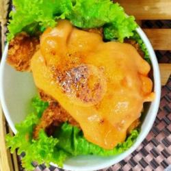 Chicken Katsu/ Chicken Pop ( Tergantung Stock) Sos Mentai