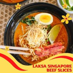 Mie Laksa Singapore Beef Slices