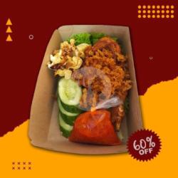 Combo Setengah Ekor Ayam Kremes Tanpa Nasi