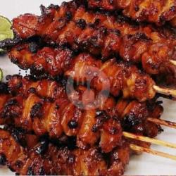 5 Sate Kulit Ayam (bakar)