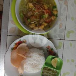 Nasi Soto Bening Daging