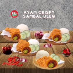 Ayam Crispy Sambel Uleg  Nasi