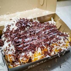 Pisang Topping Coklat Susu