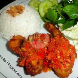 Ayam Pnyet Dada Nasi Putih