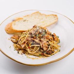 Smoked Chicken Spicy Aglio Olio