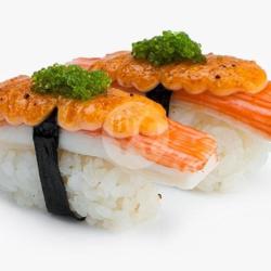 Aburi Kani Mentai Nigiri