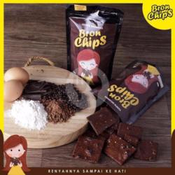 Keripik Brownies Varian Choco Chips