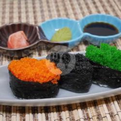 Triple Tobiko Nigiri