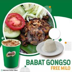 Kombo 3 (nasi Babat Gongso Neste/milo)