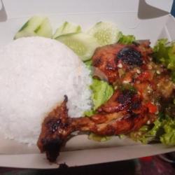 Nasi Ayam Bakar Sambal Mentah