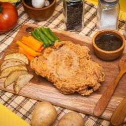 Steak Ayam Crispy Blackpepper