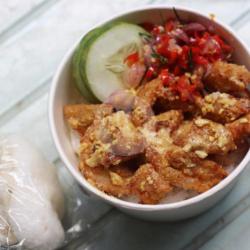 Nasi Dori Salted Egg Sambal Matah