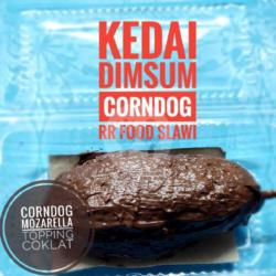 Corndog Full Keju Mozarella Toping Cokelat