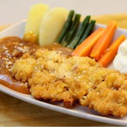 Chicken Katsu Saos Steak