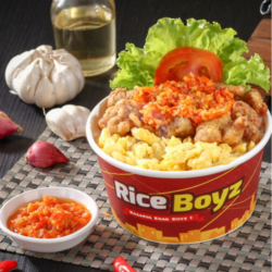 Rice Chicken Pop Sambal Geprek