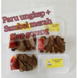 Paru Ungkep Sambel Merah.