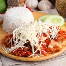 Paket Nasi Ayam Geprek Keju