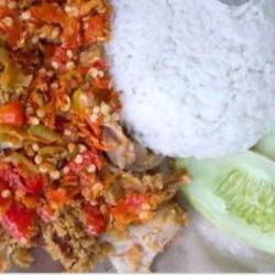 Paket Ayam Geprek Tulang Lunak   Esteh   Nasi Telur