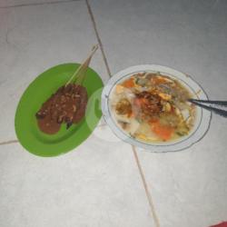 Nasi Sop   Sate 5 Tusuk