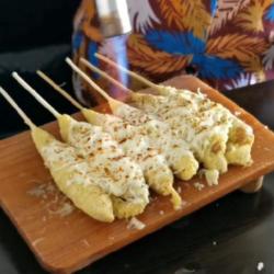 3 Tusuk Telur Gulung Mozarella Bakar