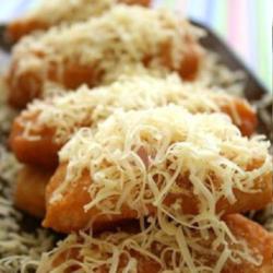 Pisang Krispy Toping Keju