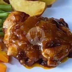 Steak Ayam Grill Saus Bbq