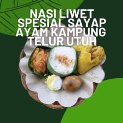 Nasi Liwet Special Sayap Ayam Kampung Free Krupuk