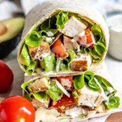 Chicken Ceasar Salad Wraps