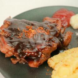 Chicken Steak Blackpepper Sauce