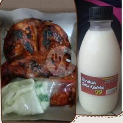 Ayam Bakar Utuh   Susu Sari Kedelai