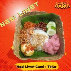 Nasi Liwet Spesial Cumi Asin   Telur