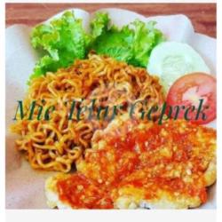 Mie Telur Geprek