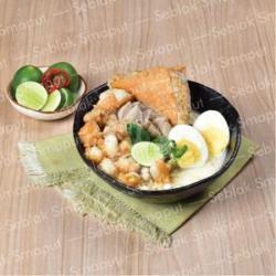 Seblak White Curry Topping Bakso