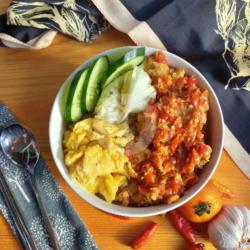 Jumbo Ricebowl Chicken Sambal Geprek Hot