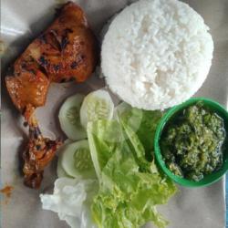 Nasi Ayam Bakar Paha Sambel Ijo