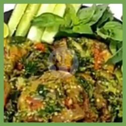 Ayam Goreng  Dada Sambel Ijo