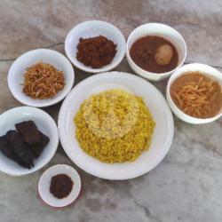 Nasi Kuning Pisah Lauk (kemasan Box)