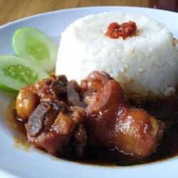 Semur Ayam Kecap   Nasi   Sambal Bawang