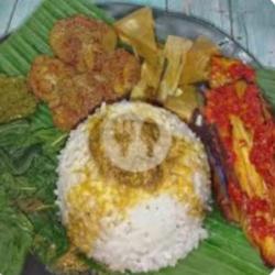 Nasi  Sayur  Terong Balado