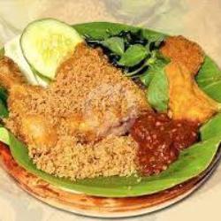 Nasi Ayam Srundeng Sambel Rawit