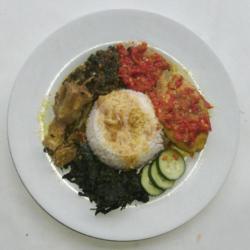 Nasi Sayur Lauk Balado Ikan Tongkol