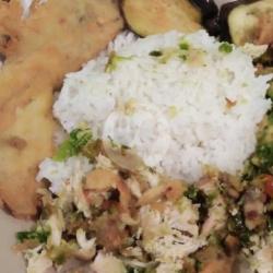 Paket Ayam Geprek   Nasi   Ayam   Tempe   Tahu)