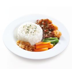 Black Pepper Chicken Rice